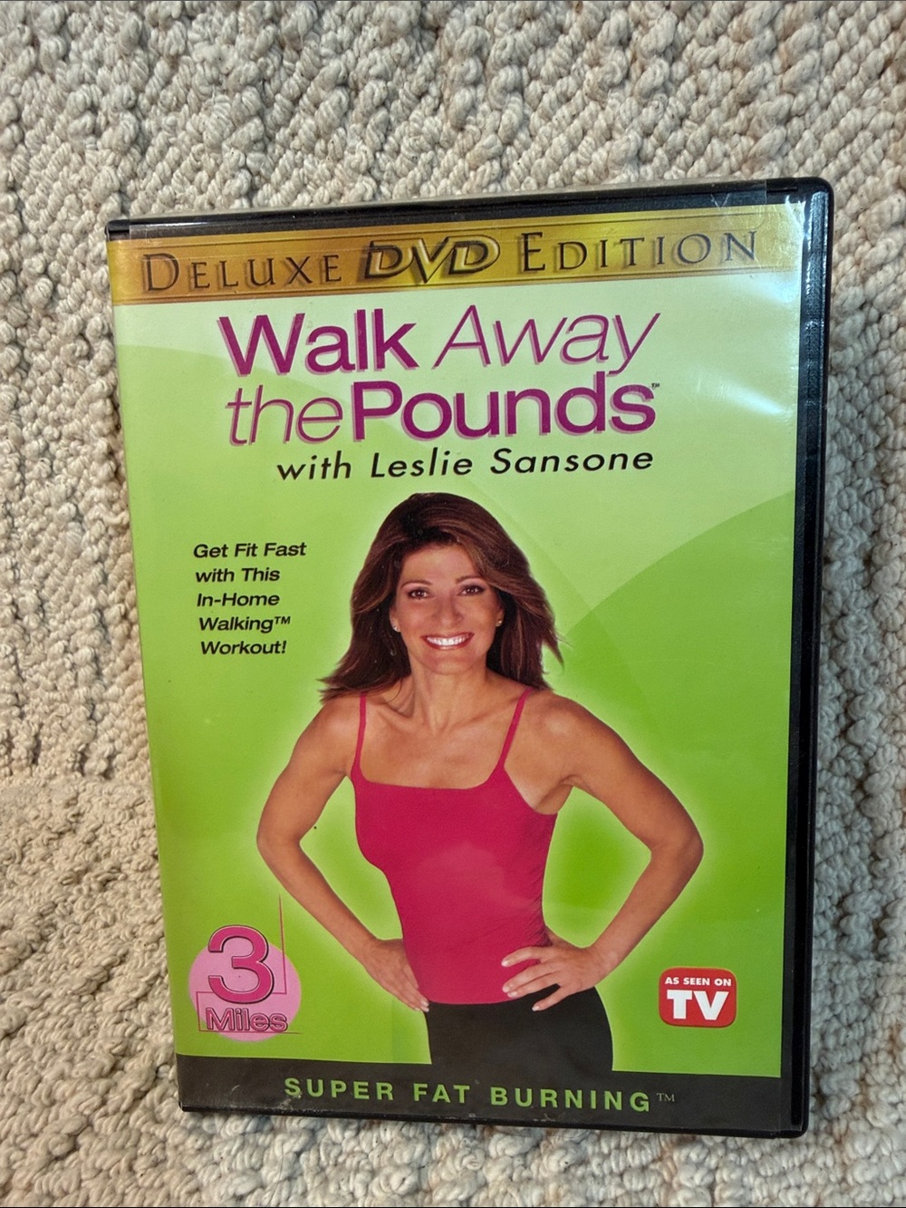 Walk Away the Pounds Deluxe DVD Edition - Green Cover, Pink Top